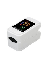 Resim Fosenze Beyaz Mini El Parmak Oksimetre, Renkli Led Ekran, Spo2 Ve Nabız Ölçer, 8 Saniye Otomatik Kapatma, Taşınabilir, Pil Yok 