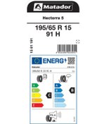 Resim Matador 195/65R15 91h Hectorra5 Yaz Lastiği 2025 