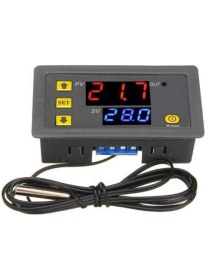 Resim W3230 220V Ac Dijital Sıcaklık Kontrol Cihazı LED Ekran Termostat 