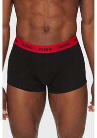 Resim Hugo Erkek Boxer 50532611 010 Siyah Siyah 