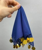 Resim Hobigram Gold Pul Işlemeli Lüx Halay Mendili 1 Adet Lacivert – Kına Eğlence Aksesuarı, Şık Tasarım – Kına Eğ 