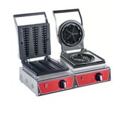 Resim Csa İnox CSA Karacasan Elektrikli Papatya + Çubuk Waffle Makinesi 