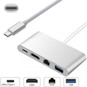 Resim Type C Usb 3.0 Hdmi RJ45 Ethernet 4K Görüntü Aktarım Dönüştürücü Hızlı Kargo Faturalı 1. Kalite Ürün