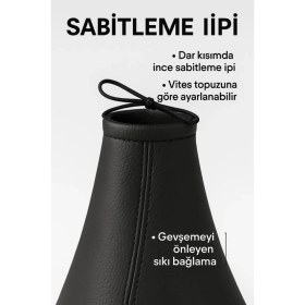 Resim Trobus Seat Toledo (1m, 5p, 2012 Sonrası) Manuel Vites Körüğü Siyah Deri Sarı Dikiş Uyumlu 