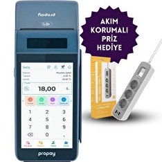 Resim Propay P1000 ECR Android Yazar Kasa POS - Akım Korumalı Priz Hediye 
