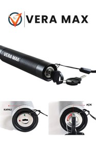 Resim veramax Emniyetli Şarj Edilebilir Pilli Metal Kasa Yıldız Başlıklı Yeşil Lazer Pointer 15 Km Menzili ÖF-2000 