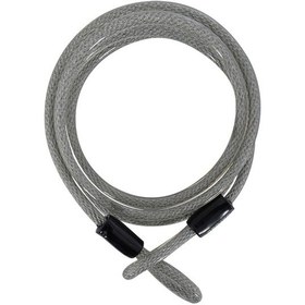 Resim Oxc Kablo Kilit Gri 2.5mx12mm Siyah 