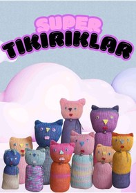 Resim Tıkırık Örgü Yastık Uyku Ve Oyun Arkadaşı Çıtırtı - 45 Cm Diğer 