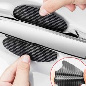 Resim TSC 4 Adet Carbon Kapı Kolu Koruma Bantı 