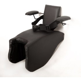 Resim Yamaha Nmax Motosiklet Çocuk Koltuğu, Emniyet Kemerli Deri Kollu 