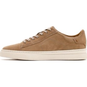 Resim Derimod Erkek Bej Bağcıklı Deri Sneaker 25SFD6105V3 