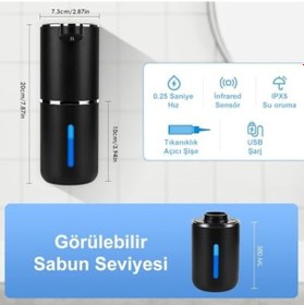 Resim Sensörlü Usb Şarjlı Köpük Sabunluk/gt-sd03s 
