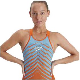 Resim Speedo Lzr Valor Sırtıaçık Kadın Yarış Mayosu Sarı 