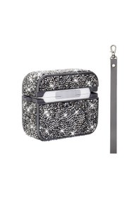 Resim Apple Uyumlu AirPods 3. Nesil Zore Airbag 45 Bilek Askı Aparatlı Simli Şeffaf Kılıf Gold 