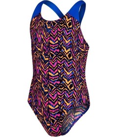 Resim Speedo Allover Kız Çocuk Yüzücü Mayosu Çok Renkli 