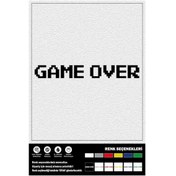 Resim Game Over Stıcker 20 X 3 Cm 