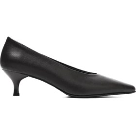 Resim Kadın Topuklu/ Stiletto MAR-25K-242-ANNY John May Siyah Cilt 