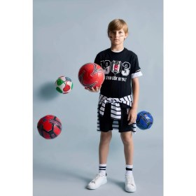Resim DeFacto Beşiktaş Tişört Şort Pijama Takımı Erkek Çocuk H7342A826HS 
