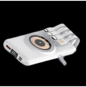 Resim Kensa Powerbank Yeni Nesil 10.000 Mah Pd Özellikli Kablolu ve Kablosuz Dijital Göstergeli Ultra Güçlü 