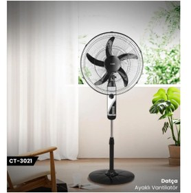 Resim Cata Ayaklı Vantilatör 3 Kanatlı 3 Kademeli 