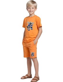 Resim Fyk Kids Erkek Çocuk 3'lü Set T-shirt-kapri Takımları Çok Renkli 