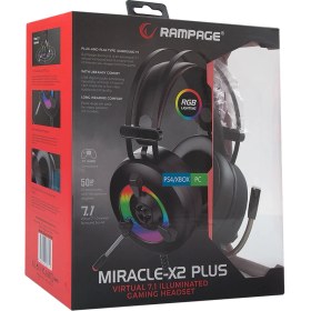 Resim Ms Rampage Mıracle X2 Plus Rgb 7.1 Oyuncu Kulaklığı 