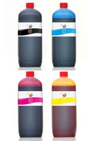 Resim Qc Epson Surecolor Sc F6070 Yazıcı Uyumlu Kartuş Mürekkebi 1000ml Pro Set 4 Renk 