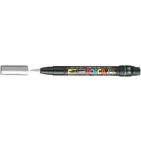 Resim Uni Posca Pcf-350 Boyama Markörü 1-10 Mm Fırça Uç Metalik Gümüş 