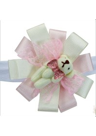 Resim Bebek Bandanası, Minik Ayıcıklı Çok Renkli 