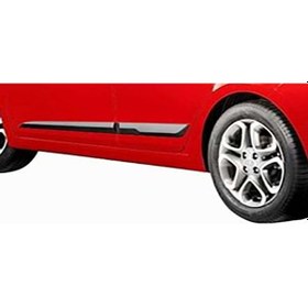 Resim Renault Zoe 2019+ Kapı Çıtası Mat Siyah 3m Bantlı 4 Parça 