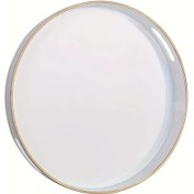 Resim Willowhaven Limon Sarısı Plastik Koleksiyon Figürlü Tepsi 33cm Çok Amaçlı Dekor 