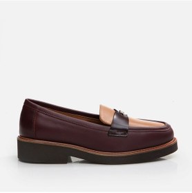 Resim Hotiç Hakiki Deri Bordo Kadın Loafer 01ayh291760a737 Bordo 