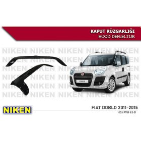 Resim Fiat Doblo 2 Kaput Rüzgarlığı Koruyucu 2012 - 2015 