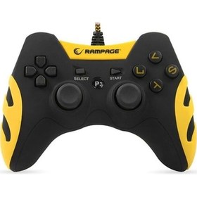 Resim Gamepad-Snopy Rampage Sg-R218 Ps3/Pc Sarı Usb 