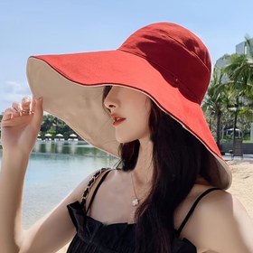 Resim 1 adet Tropikal Palmiye Ağacı Desenli Güneşlik Şapka - Rahat Yaz Plaj Jazz Şapkası, 2 Renk Seçeneği, Hafif, Geniş Çatısı, Açık Hava Aktiviteleri İçin İdeal, Plaj Aksesuarları | Canlı Tasarım | Ayarlanabilir Askılı Şapka, Plaj Şapkası 