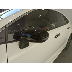 Resim Toyota Corolla Uyumlu 2019 - 2021 Ayna Kapağı - Piano Black 