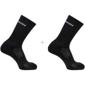 Resim Salomon Evasion Crew 2-pack Unisex Siyah Çorap 