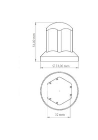 Resim Ahmet Otomotiv 20 Adet 32Mm Uzun Tip Bijon Kapağı 32Uzun 