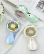 Resim Coverzone Şarjlı Mini Usb Fan Masa Üstü Tek Kademeli Lityum Mini Vantilatör Soğutucu 14cm Ym88192 
