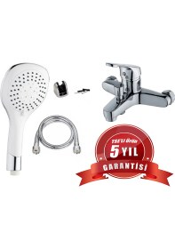 Resim Irmak Banyo Bataryası Duş Seti Fonksiyonlu Duş Başlığı Batarya Seti 
