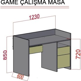 Resim Game Çalışma Masası 