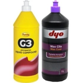 Resim Dyo G3 Çizik Giderici Pasta Ve Wax Cila 1 Lt Set 
