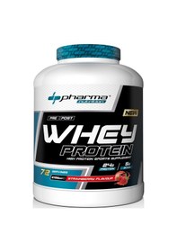 Resim Whey Protein 2196 Gr Çilek Aromalı Protein Tozu 24 Gram Protein 72 Servis 