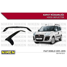 Resim Niken Fiat Doblo 2 Kaput Rüzgarlığı Koruyucu 2012 / 2015 