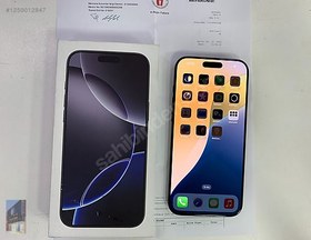 Resim Apple iPhone 16 Pro Max İkinci El TR | 256 GB | Siyah 