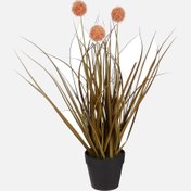 Resim Dandelion Yapay Çiçek Kahverengi 