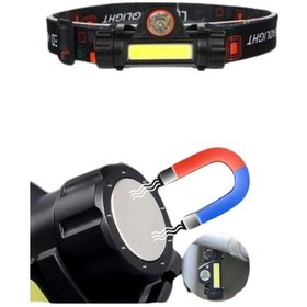 Resim Ledli Şarjlı Kafa Lambası Led Şarjlı Su Geçirmez Kafa Feneri Çoklu Renk 