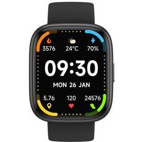 Resim X-Level X-weargo Lcd Ekranlı Bluetooth Aramalı Siyah Akıllı Saat 