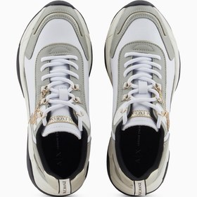 Resim Armani Exchange Gri-Beyaz Kadın deri Sneaker XDX104XV580U293 