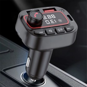 Resim Araba Araç Içi Çakmaklık Müzik Çalar Bluetooth Fm Transmitter USB Müzik Çalar Pd 30W Araç Şarj Aleti 
